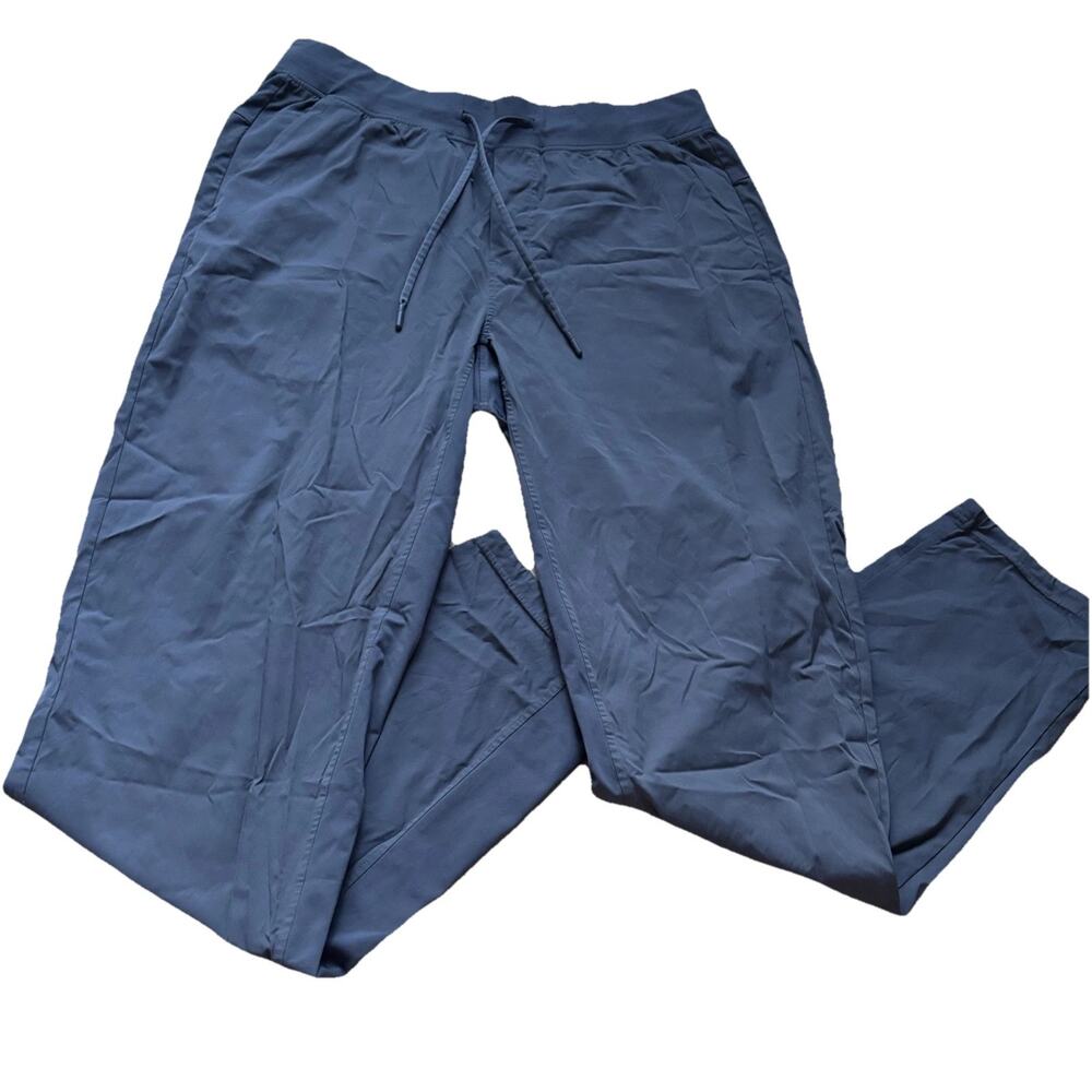 Lululemon Mens Great Wall Drawstring Jogger Pant Gray Melanite Lightweight Sz L